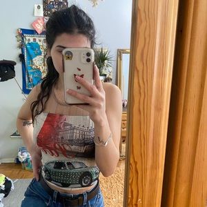 Vintage Rhinestone Top